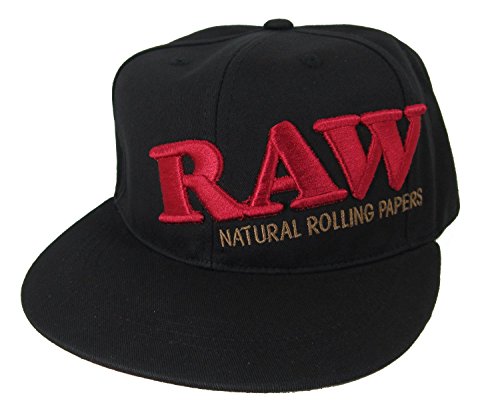 0716165154785 - RAW NATURAL ROLLING PAPERS FLEX FIT HAT (SMALL / MEDIUM)