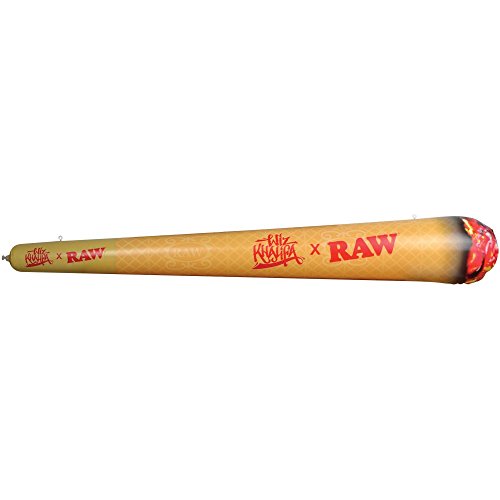 0716165225294 - RAW & WIZ KHALIFA NATURAL ROLLING PAPERS - HANGING INFLATABLE CONE JOINT