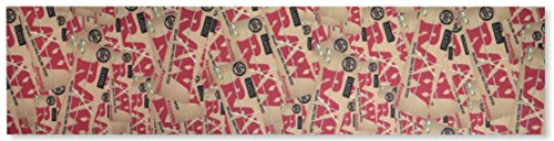 0716165280415 - RAW NATURAL UNREFINED ROLLING PAPERS GRIPTAPE - SKATEBOARD GRIP TAPE (CLASSIC)