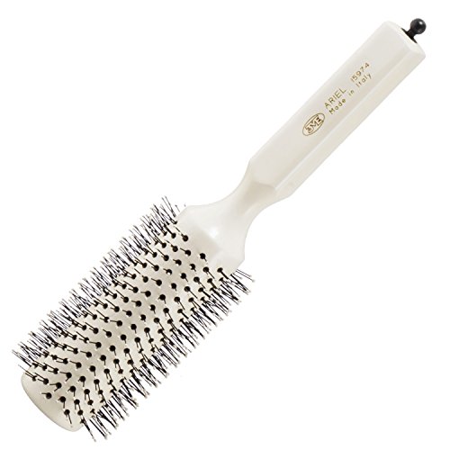 0716214693555 - CERAMIC HAIR BRUSH - 2 - ROUND - FOR SMOOTH, SHINY HAIR, AND LONG LASTING STYLE (LARGE) BY DINI WIGS