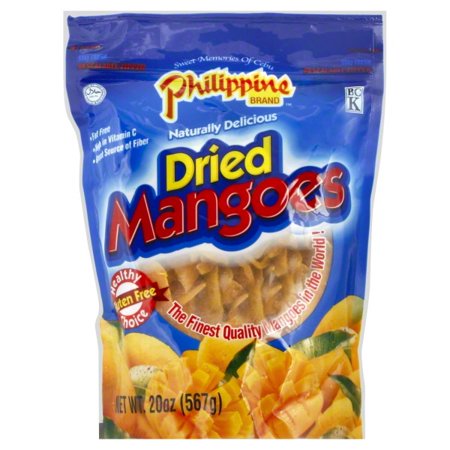 0716221050143 - PHILIPPINE BRAND DRIED MANGO POUCHES
