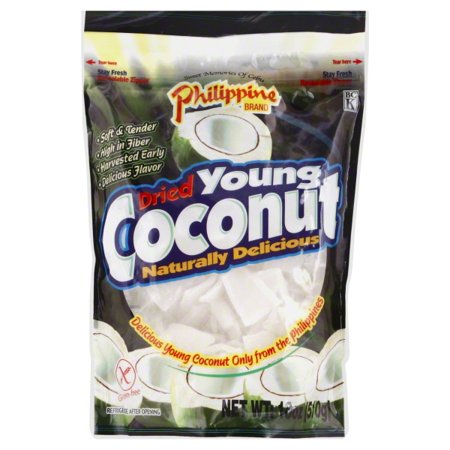 0716221053373 - PHILIPPINE BRAND DRIED YOUNG COCONUT SNACKS, 18 OUNCE