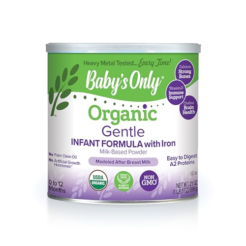 0716514319025 - BABYS ONLY ORGANIC GENTLE INFANT FORMULA - ORGANIC BABY FORMULA - WITH A2 ORGANIC MILK TO SUPPORT DIGESTION - 1 PACK