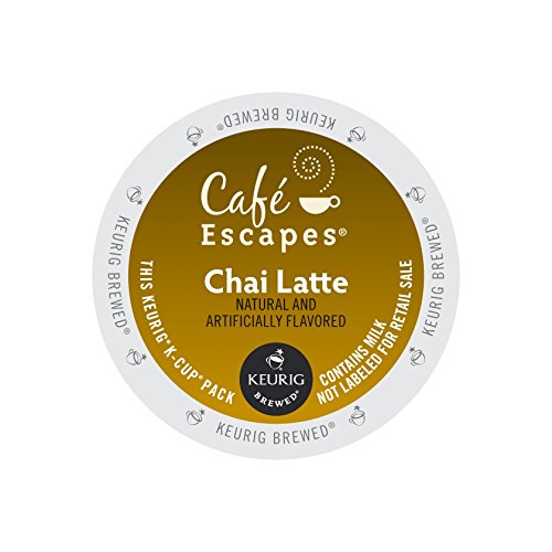 0071655199104 - CAFE ESCAPES * CHAI LATTE * 48 K-CUPS FOR KEURIG BREWERS