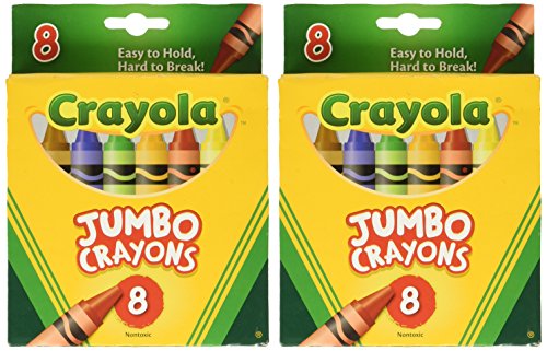 0071662003890 - CRAYOLA(R) SO BIG(TM) EXTRA LARGE CRAYONS, ASSORTED COLORS, BOX OF 8