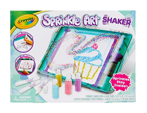 0071662072988 - CRAYOLA SPRINKLE ART SHAKER, RAINBOW ARTS AND CRAFTS, GIFTS FOR GIRLS & BOYS, AGES 5, 6, 7, 8