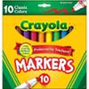 0071662077228 - CRAYOLA CLASSIC MARKERS, BROAD LINE 10 EACH