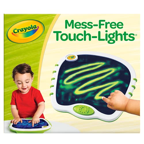 0071662113957 - MY FIRST CRAYOLA TOUCH LIGHTS, MUSICAL DOODLE BOARD, TODDLER TOY, GIFT, WHITE, GREEN