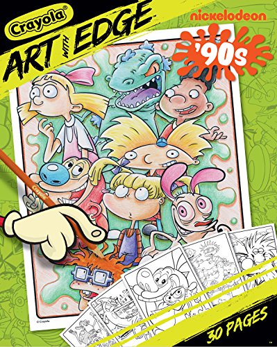 0071662201135 - CRAYOLA ART WITH EDGE COLORING PAGES NICKELODEON TOY