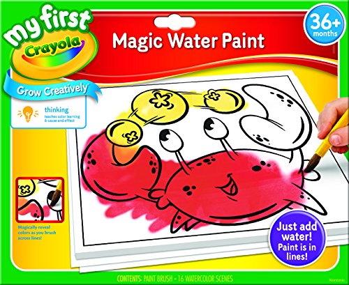 0071662213633 - CRAYOLA; MY FIRST CRAYOLA; MAGIC WATER PAINT; ART TOOLS; 16 PAGES AND BRUSH; THE PAINT IS IN THE PAPER