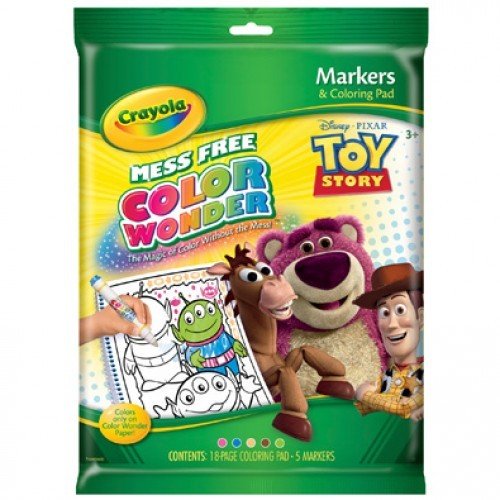 0071662221362 - CRAYOLA COLOR WONDER: TOY STORY COLORING BOOK AND MARKERS