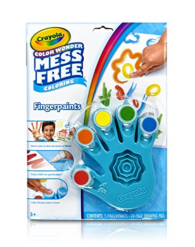 0071662224882 - CRAYOLA, COLOR WONDER MESS-FREE FINGERPAINTS AND PAPER, ART TOOLS, PAINT, PAPER, GREAT FOR TRAVEL