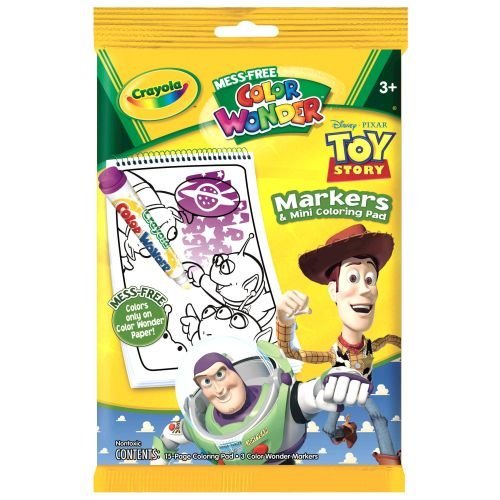 0071662313012 - CRAYOLA COLOR WONDER TOY STORY MINI COLORING PAD