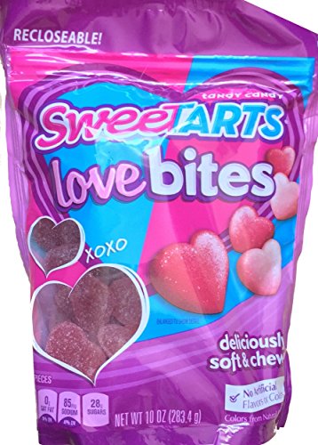 0716669258675 - VALENTINES SWEETARTS CANDY GIFT SET CHOOSE FROM SWEETARTS LOVE BITES GUMMY'S 10 OZ , SWEETARTS CHEWY SOURS AND MINI CHEWYS 12 OZ (SINGLE BAG LOVE BITES GUMMY)