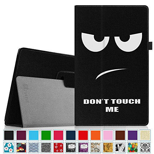 0716715285501 - FINTIE FOLIO CASE FOR FIRE HD 10 - SLIM FIT LEATHER STANDING PROTECTIVE COVER WITH AUTO WAKE / SLEEP FOR AMAZON FIRE HD 10 TABLET (10.1 HD DISPLAY 5TH GENERATION - 2015 RELEASE), DON'T TOUCH