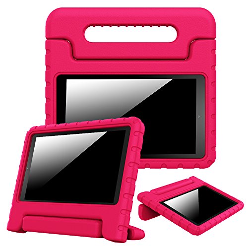 0716715376636 - FINTIE CASE FOR ALL-NEW AMAZON FIRE HD 8 (6TH GEN 2016 RELEASE), SHOCK PROOF LIGHT WEIGHT CONVERTIBLE HANDLE STAND COVER KIDS FRIENDLY FOR FIRE HD 8 TABLET (2016 6TH GEN ONLY), MAGENTA