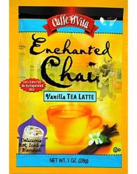 0071672447103 - CAFFE D'VITA ENCHANTED CHAI VANILLA TEA LATTE, 1-OUNCE ENVELOPES (PACK OF 12)
