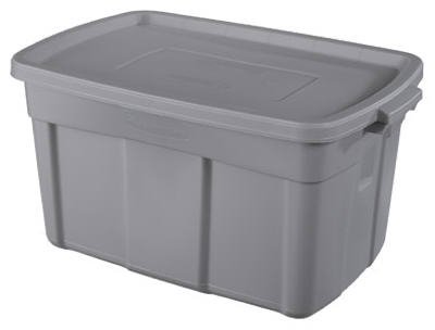 0071691167310 - 31GAL STL GRY STOR TOTE (PACK OF 9)