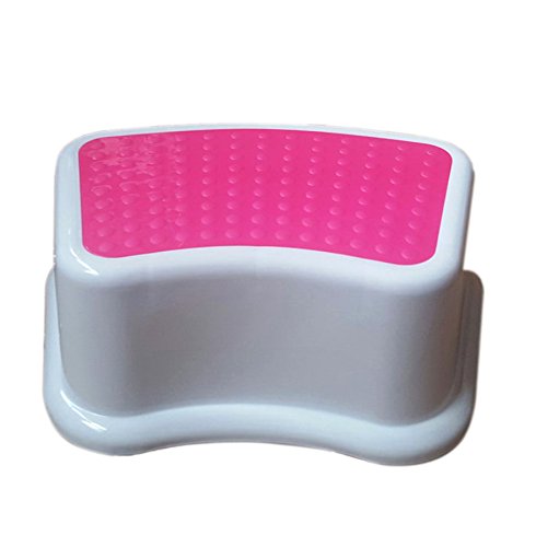 0717010287818 - KIDS BEST FRIEND GIRLS PINK STOOL, TAKE IT ALONG IN BEDROOM, KITCHEN, BATHROOM AND LIVING ROOM.