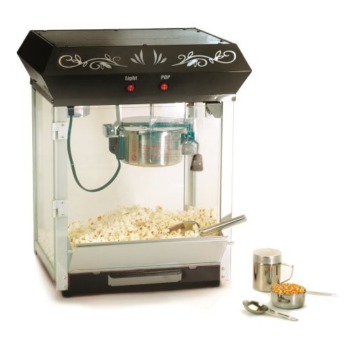 0717056121497 - MAXI-MATIC EPM-650B ELITE 4-OUNCE OLD FASHIONED TABLE TOP POPCORN POPPER MACHINE WITH ACCESSORIES, BLACK