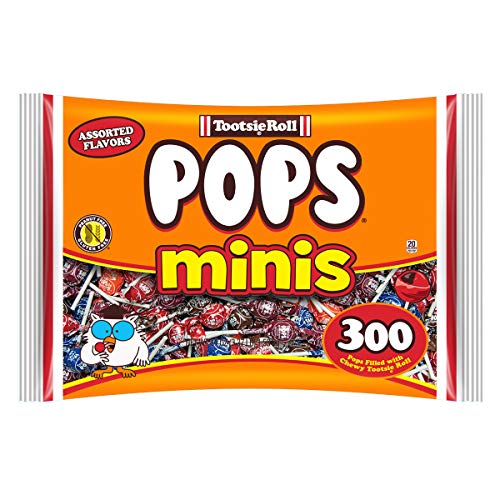 0071720047248 - TOOTSIE POPS MINIS WITH CHOCOLATEY CENTER, ASSORTED FLAVORS, 300 COUNT BAG, PEANUT FREE, GLUTEN FREE