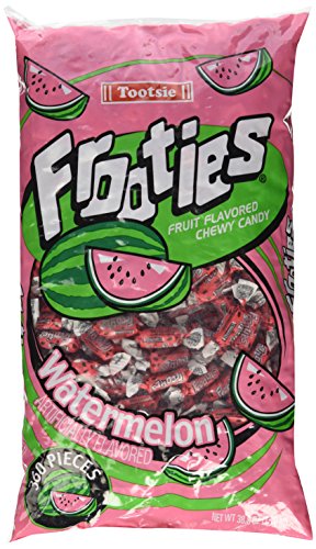 0071720078488 - WATERMELON TOOTSIE ROLL FROOTIES CHEWY CANDY - 360-PIECE BAG (GLUTEN FREE ~ PEANUT FREE)