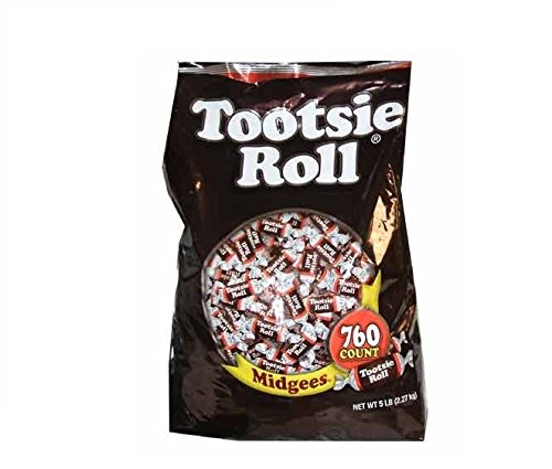 0071720078778 - TOOTSIE ROLL MIDGEES CANDY 5 POUND VALUE BAG 760 PIECES