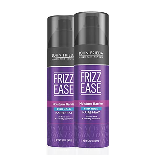 0717226279522 - JOHN FRIEDA FRIZZ EASE FIRM HOLD HAIRSPRAY, ANTI FRIZZ HAIR STRAIGHTENER, HEAT PROTECTANT SPRAY, FOR DRY, DAMAGED HAIR, 12 OUNCE (PACK OF 2)
