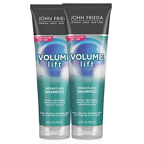 0717226279775 - JOHN FRIEDA VOLUME LIFT LIGHTWEIGHT SHAMPOO FOR NATURAL FULLNESS, SAFE FOR COLOUR-TREATED HAIR, VOLUMIZING SHAMPOO FOR FINE OR FLAT HAIR, 8.45 OUNCES (PACK OF 2)