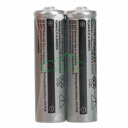 0717261572435 - 2PCS 3.7V 1200MAH 14500 HIGH ENERGY LITHIUM AA RECHARGEABLE BATTERIES FOR TORCH