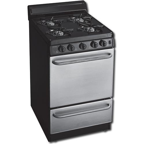 0717309024346 - 2.42 CU. FT. GAS RANGE IN STAINLESS STEEL