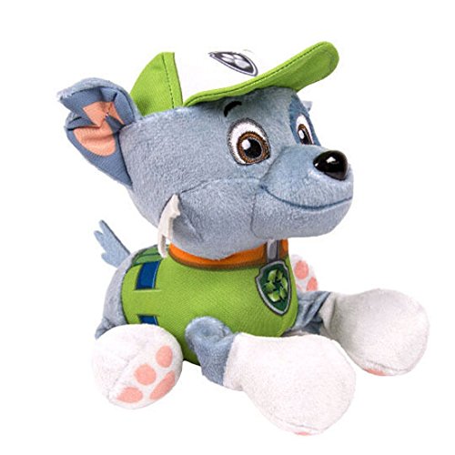 0717353435808 - HOT SALE PAW PATROL PUP PALS TOY SOFT PLUSH TOY 5 NICKELODEON DOG DOLL -ROCKY