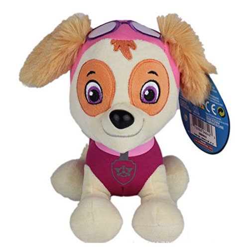 0717353436447 - HOT SALE PAW PATROL PUP PALS TOY SOFT PLUSH TOY 5 NICKELODEON DOG DOLL -SKYE