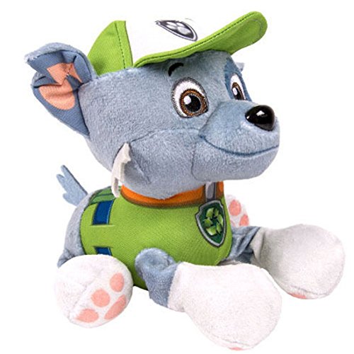 0717353436461 - HOT SALE PAW PATROL PUP PALS TOY SOFT PLUSH TOY 5 NICKELODEON DOG DOLL -ROCKY