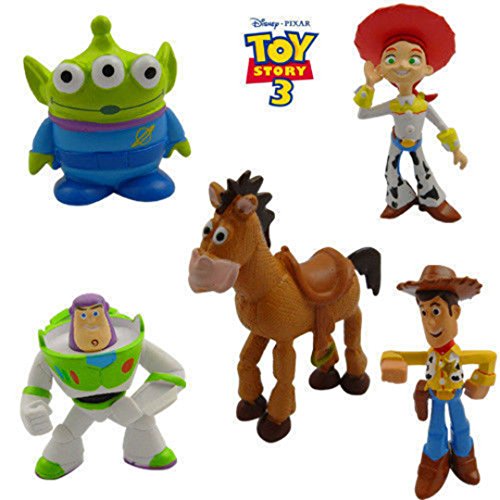 0717353467236 - 5 PCS MINI TOY STORY CHARACTERS DISPLAY FIGURES KID GIRL TOY CAKE TOPPERS DECOR