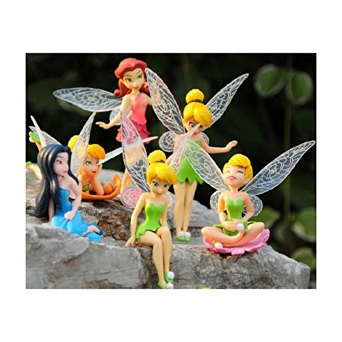 0717356293870 - SECRET OF THE WINGS 6 DISNEY TINKERBELL FAIRIES FIGURES DISPLAY CAKE TOPPER TOY