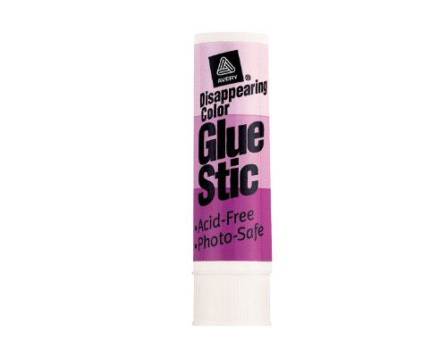 7174117174237 - AVERY DISAPPEARING COLOR PERMANENT GLUE STIC 0.26 OUNCE 1 GLUE STIC