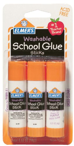 Elmer's Disappearing Purple School Glue Sticks, 0.21 oz Each
