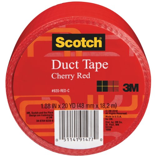 7174117189705 - 3M DUCT TAPE, CHERRY RED, 1.88-INCH BY 20-YARD