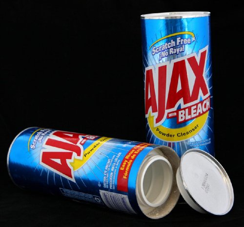 7174117262569 - AJAX POWDER CLEANER SAFE CAN DIVERSION CONTAINER+FREE PACK OF 1 1/4 RASTA WRAP
