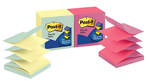 7174117278645 - POST-IT POP-UP NOTES, 3 X 3-INCHES, JAIPUR COLLECTION, 12-PADS/PACK