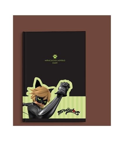 0717416701369 - MIRACULOUS LADYBUG 2016 DIARY BLACK VER. MONTHLY WEEKLY PLANNER