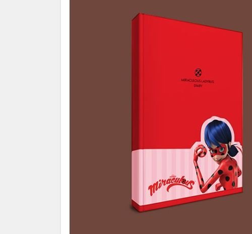 0717416701390 - MIRACULOUS LADYBUG 2016 DIARY RED VER. MONTHLY WEEKLY PLANNER