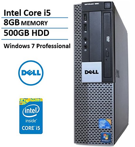 0717753022639 - DELL OPTIPLEX 980 DESKTOP BUSINESS COMPUTER PC SFF SMALL FORM FACTOR (INTEL CORE I5 CPU 3.2GHZ, 8GB DDR3 MEMORY, 500GB HDD, DVD, WINDOWS 7 PROFESSIONAL) (CERTIFIED REFURBISHED)