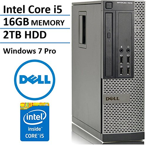 0717753022844 - DELL OPTIPLEX 7010 SFF BUSINESS DESKTOP COMPUTER PC (INTEL QUAD-CORE I5-3570 UP TO 3.8GHZ PROCESSOR, 16GB DDR3 MEMORY, 2TB HDD, DVD, WINDOWS 7 PROFESSIONAL) (CERTIFIED REFURBISHED)