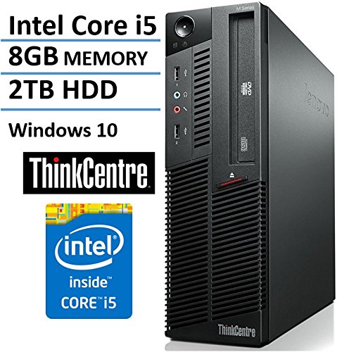 0717753023766 - LENOVO IBM M90P SMALL FORM FACTOR BUSINESS DESKTOP COMPUTER (INTEL DUAL CORE I5 UP TO 3.46GHZ PROCESSOR) 8GB DDR3 RAM, 2TB HDD, DVD, WINDOWS 10 HOME (CERTIFIED REFURBISHED)