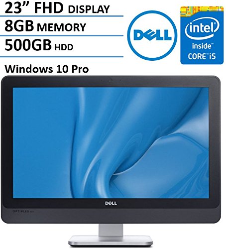0717753023988 - DELL OPTIPLEX 9010 23 FHD BUSINESS ALL IN ONE DESKTOP COMPUTER (INTEL QUAD-CORE I5-3470S UP TO 3.6GHZ, 8GB RAM, 500GB HDD, DVDRW, USB 3.0, HDMI, WINDOWS 10 PROFESSIONAL) (CERTIFIED REFURBISHED)