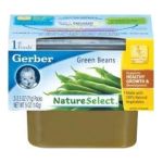 0717851260223 - 1ST FOODS 100% NATURAL NAUTRESELECT BABY FOOD GREEN BEANS 2 CONTAINERS