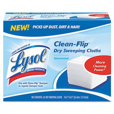 0071798567662 - LYSOL CLEAN-FLIP DRY SWEEPING CLOTH, 32-PACK