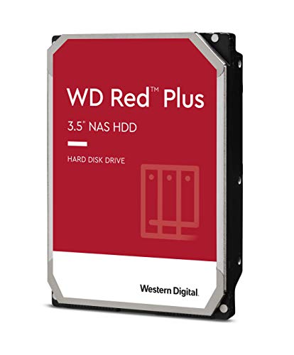 0718037821542 - WESTERN DIGITAL 6TB WD RED PLUS NAS INTERNAL HARD DRIVE - 5700 RPM CLASS, SATA 6 GB/S, CMR, 64 MB CACHE, 3.5 -WD60EFRX